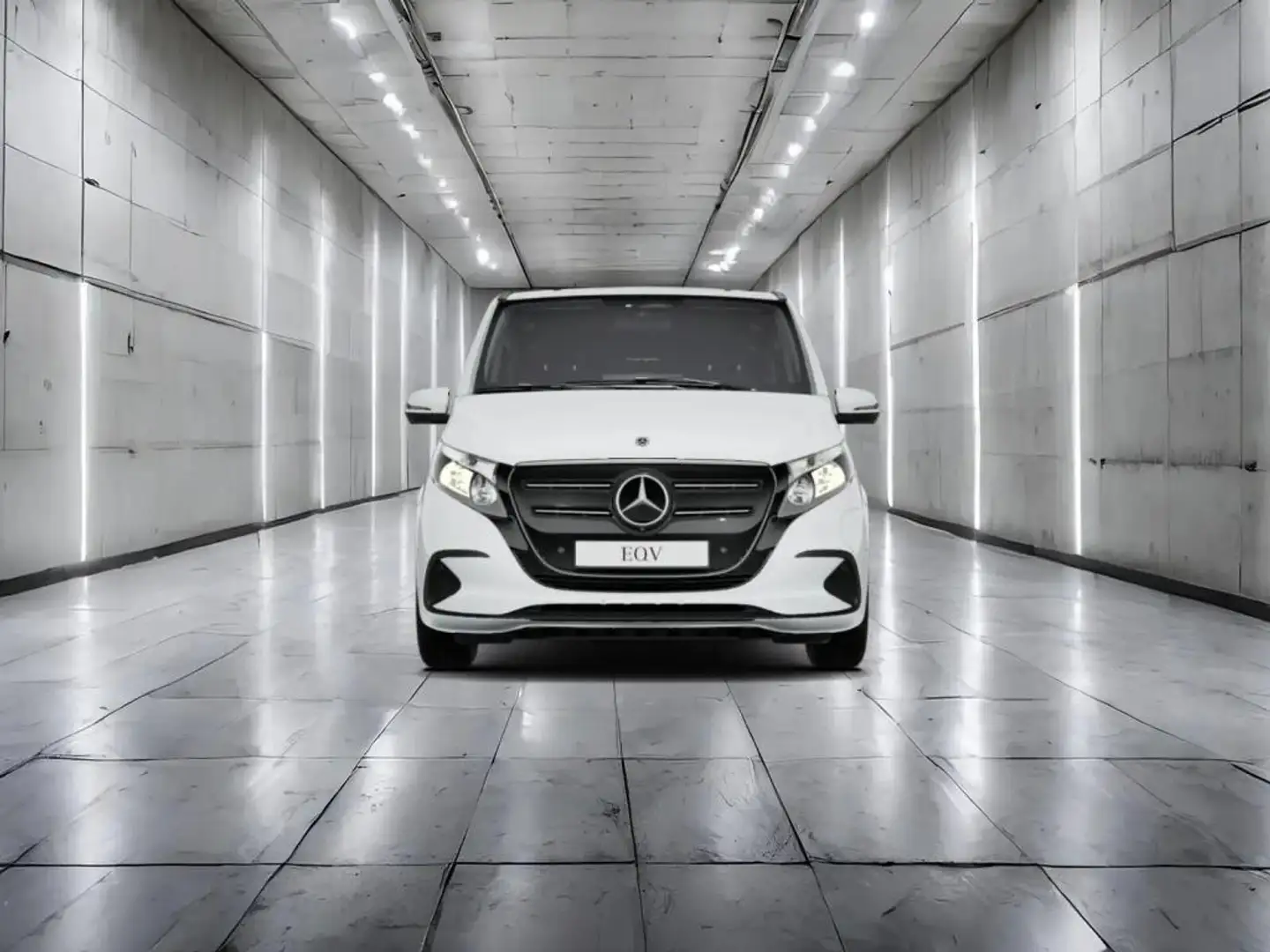 Mercedes-Benz EQV 300 MOPF+DISTRONIC+KLIMA+6SI+KAMERA+NAVI+DAB Weiß - 2