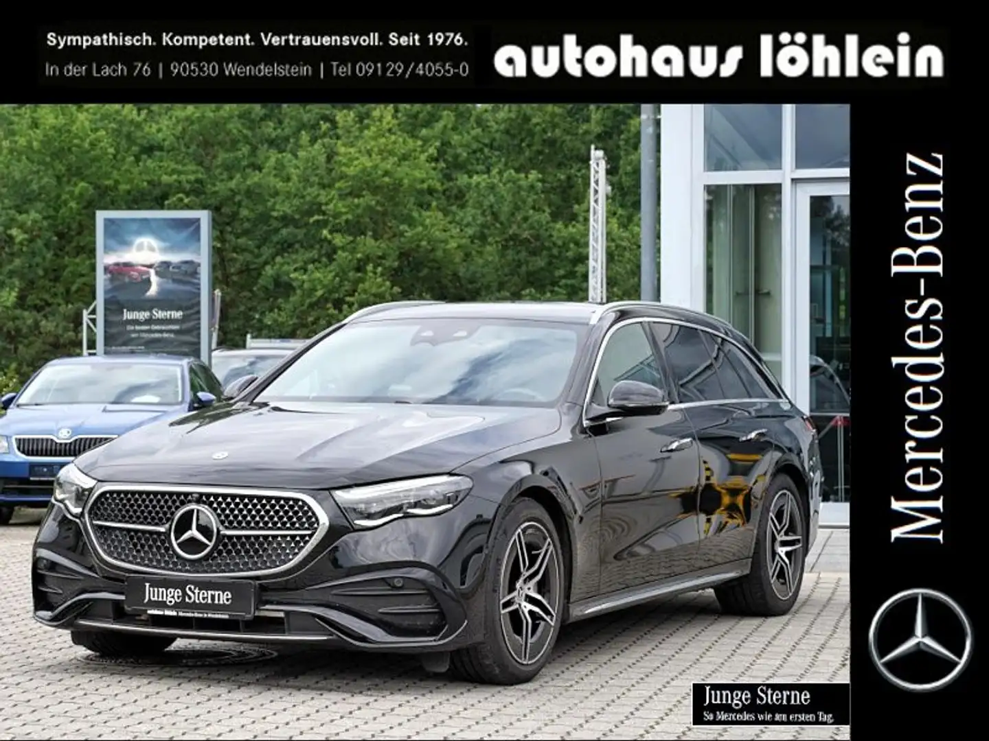 Mercedes-Benz E 450 T 4M AMG-ADV+ DISTRO+MEMORY+360°+DIGITAL-L Noir - 1