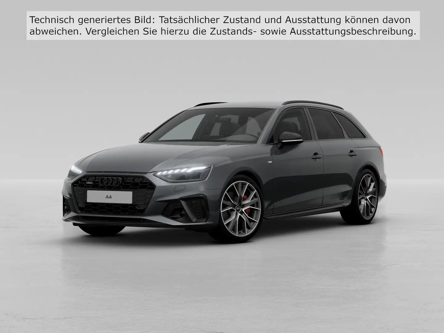 Audi A4 40 TFSI Q 2x S LINE LM19 MATRIX AHK NAV Gris - 2