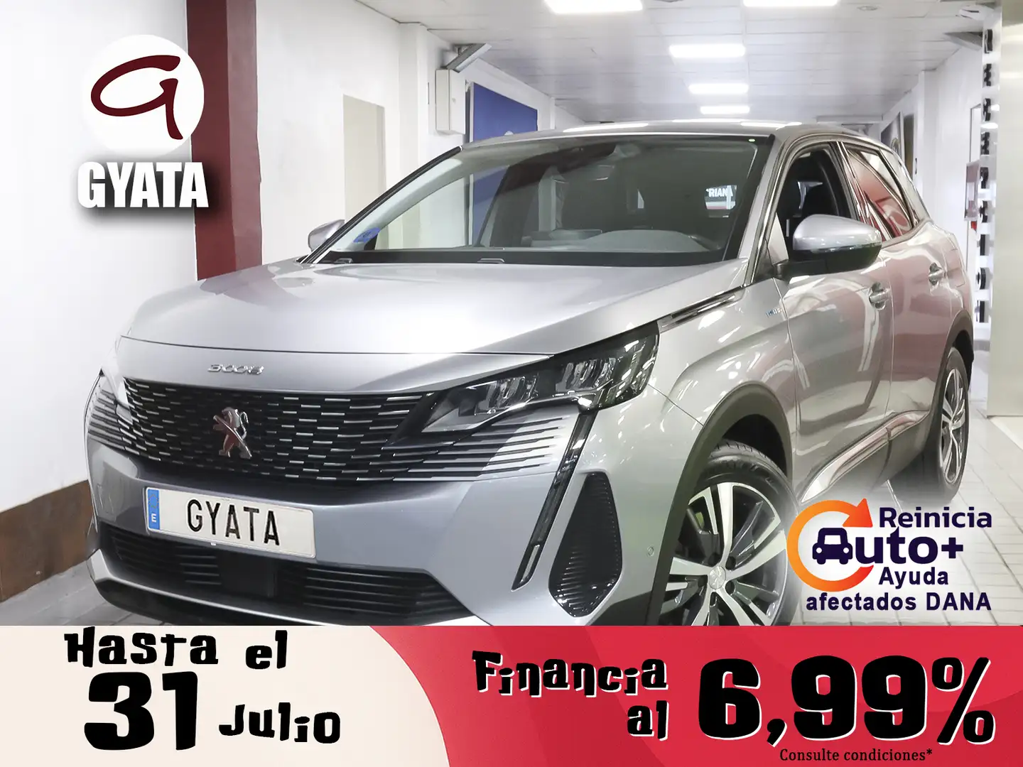 Peugeot 3008 1.6 THP Allure Aut. 155 Gris - 1