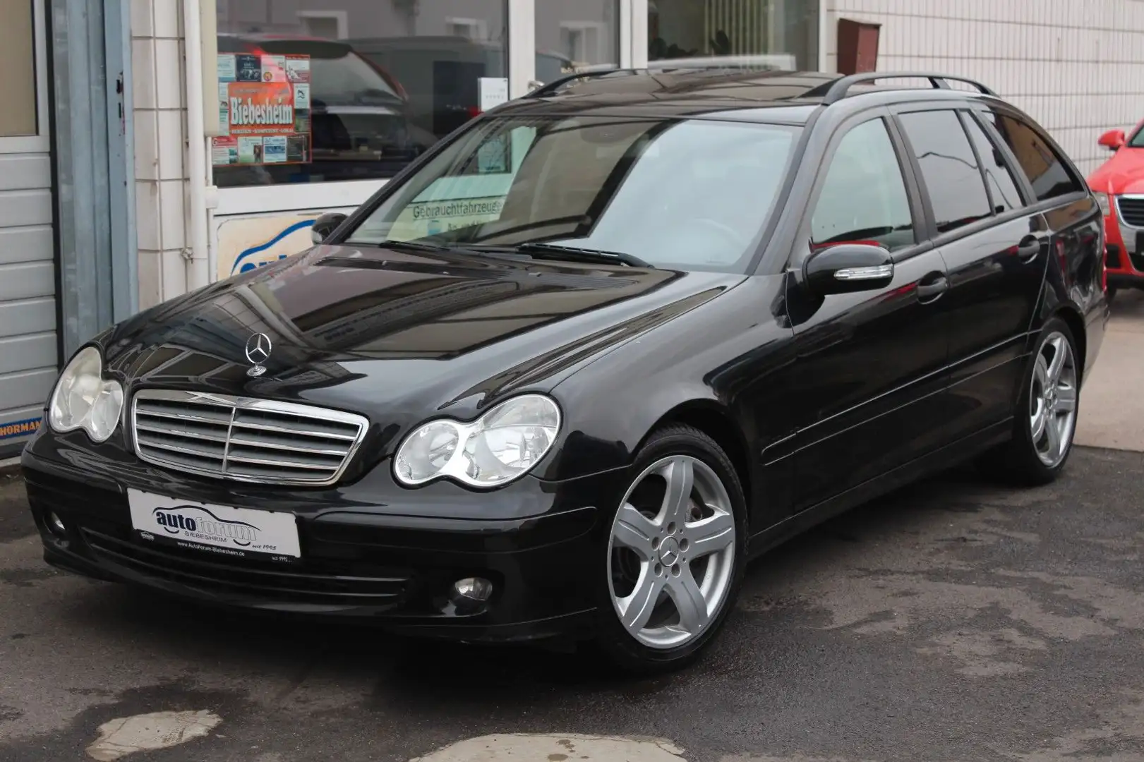 Mercedes-Benz C 180 T Kompressor Sport-Paket Leder*Schiebedach Schwarz - 2