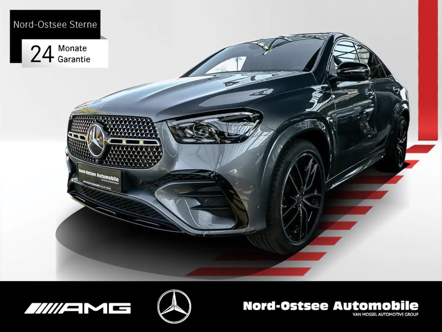Mercedes-Benz GLE 450 d 4M COUPÉ AMG AHK PANO NIGHT Grau - 1