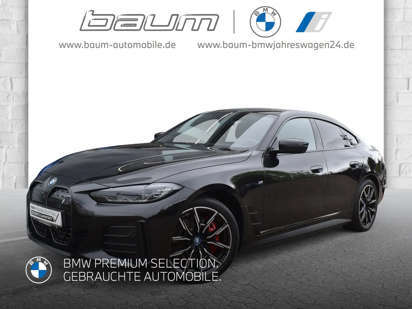 BMW i4 eDrive40 Gran Coupé M Sport HiFi DAB AHK Shz Noir - 1