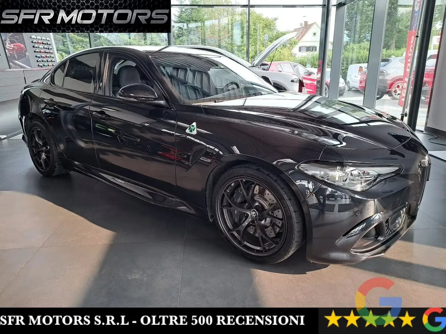 Alfa Romeo Giulia Giulia 2.9 V6 Bi-Turbo AT8 Quadrifoglio *PROMO*24 Noir - 1