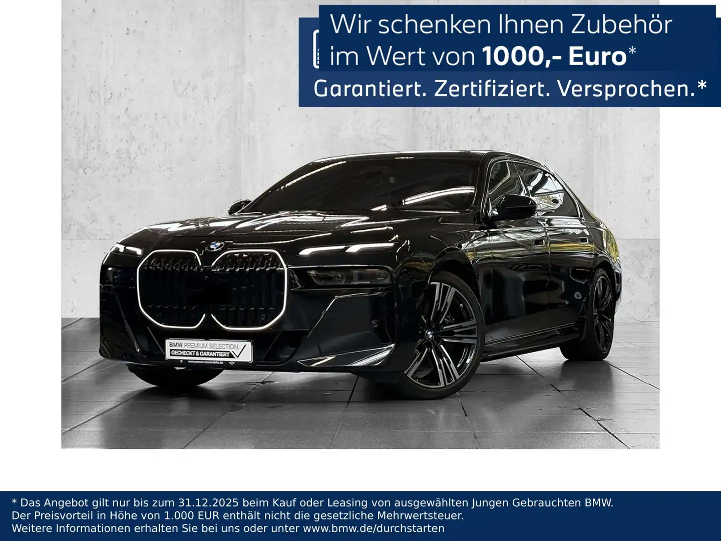 BMW i7 xDrive60 M Sport Pro DA/PA Prof SkyLounge B/W Schwarz - 1