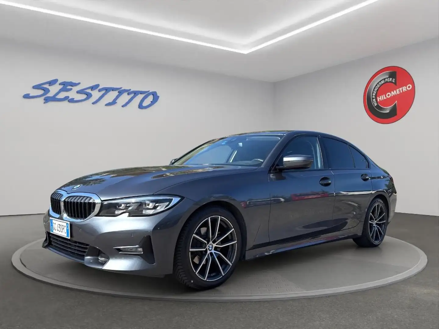 BMW 318 318d mhev 48V Sport auto Grigio - 1