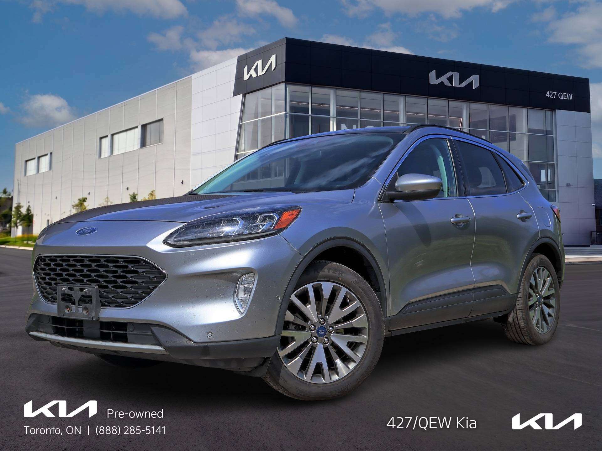 Silver 2021 Ford Escape SUV / Crossover All-Wheel Drive Automatic