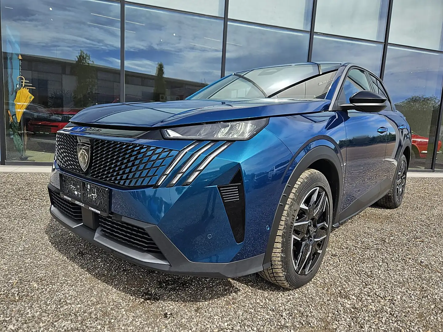 Peugeot 3008 Hybrid 136 E-DCS6 Allure Aut. Blau - 1