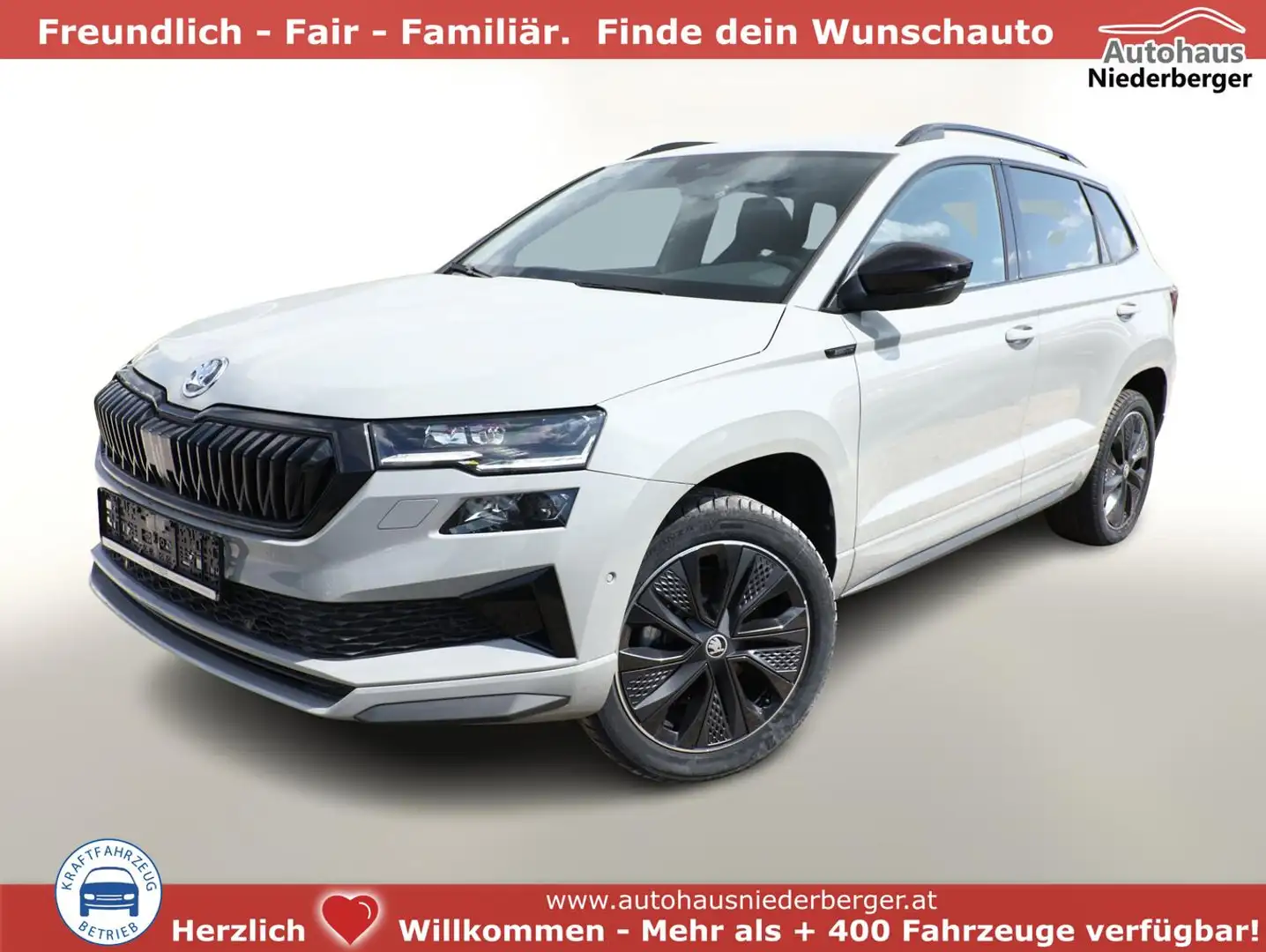Skoda Karoq Sportline DSG Sportl Matrix Nav 360 Canton ACC ... Grau - 1
