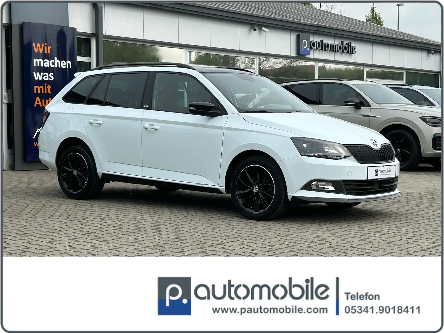 Skoda Fabia Combi 1.0 TSI Monte Carlo*KLIMA*BT* Weiß - 1