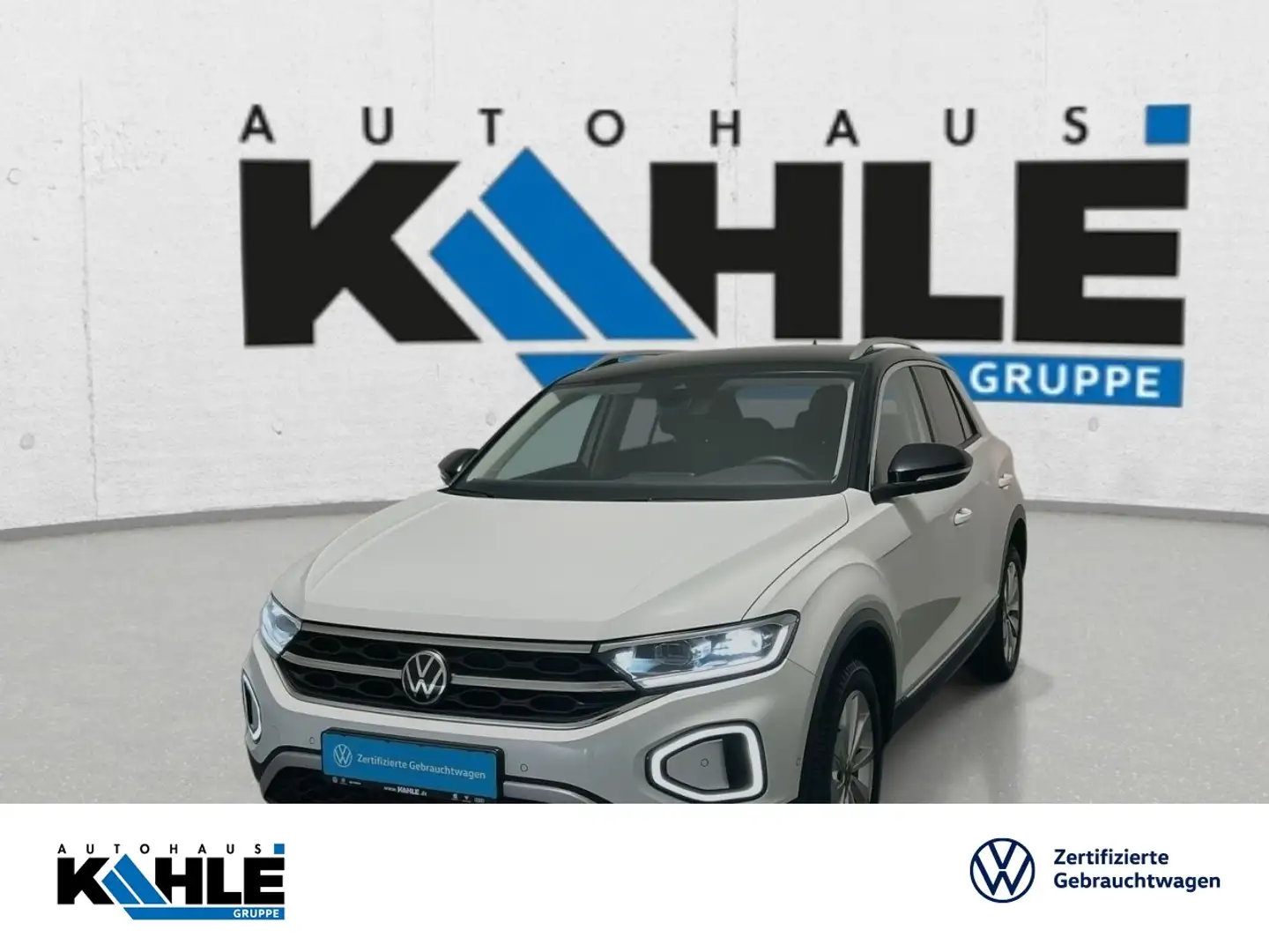 Volkswagen T-Roc 1.5 TSI DSG Style Klima Navi Einparkhilfe Blanc - 1