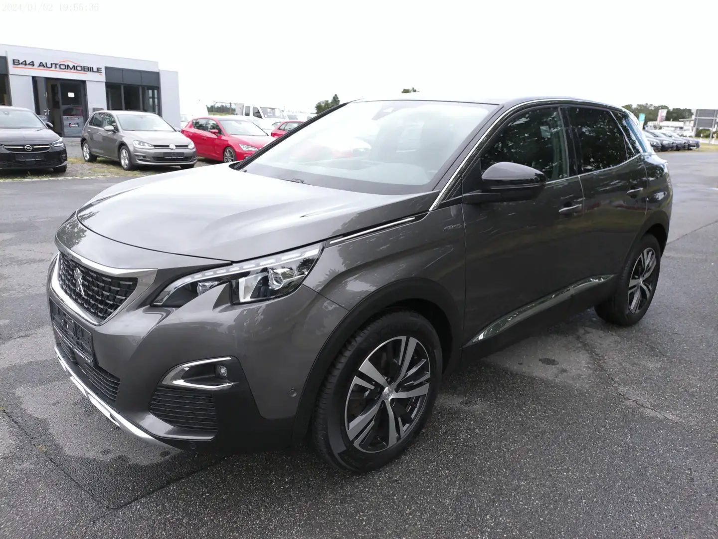 Peugeot 3008 Allure*NAVI*LED*Kamera*Keyless*AHK*Teilleder*ACC* Gris - 1