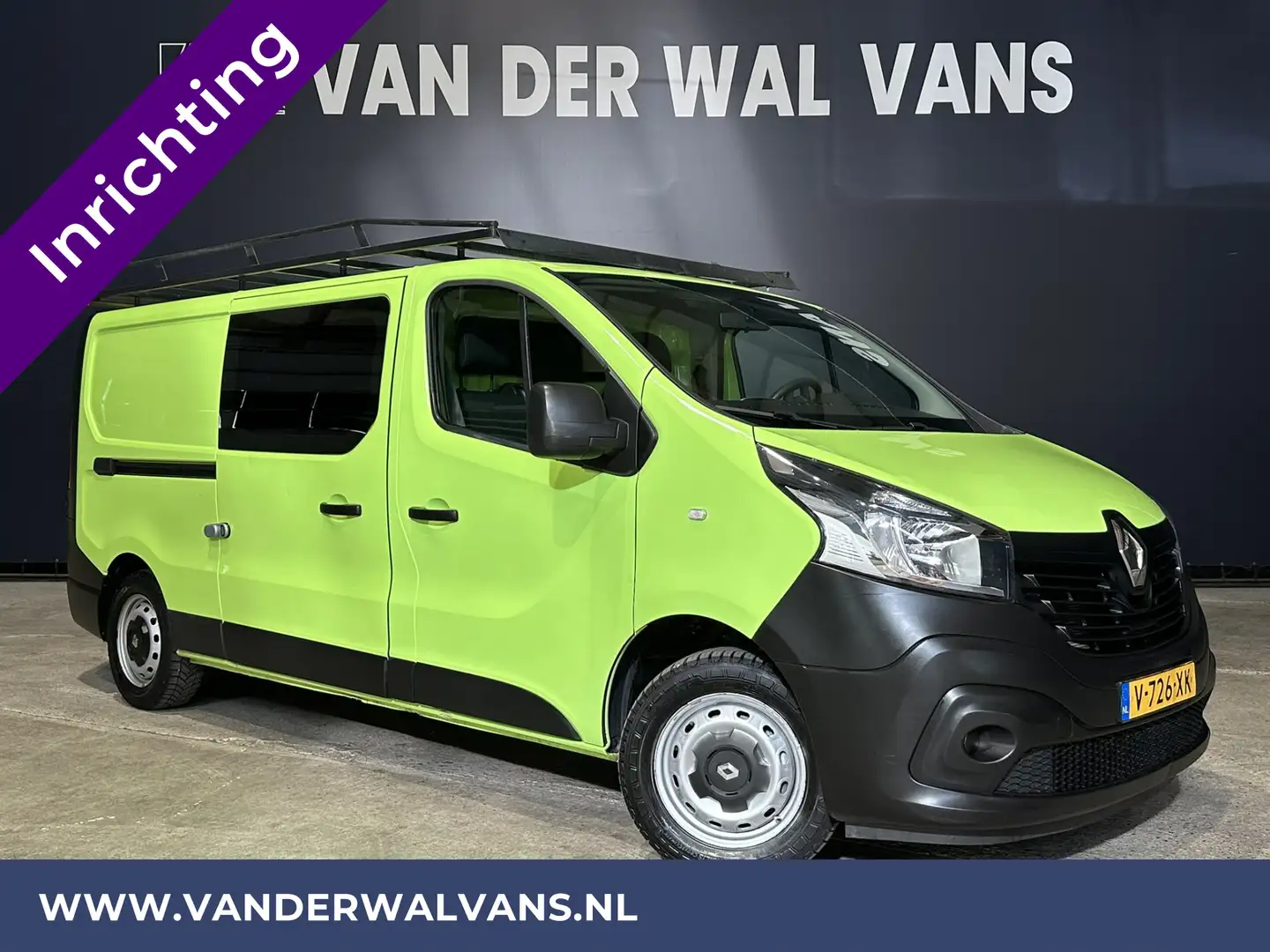Renault Trafic 1.6 dCi L2H1 inrichting Euro6 Airco | Imperiaal | Zelená - 1