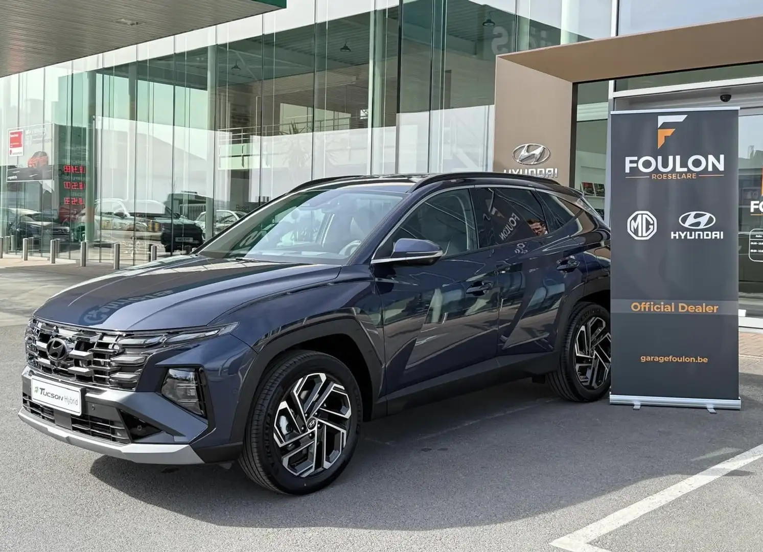 Hyundai TUCSON Shine 1.6T-GDI Hybrid Facelift model Bleu - 1