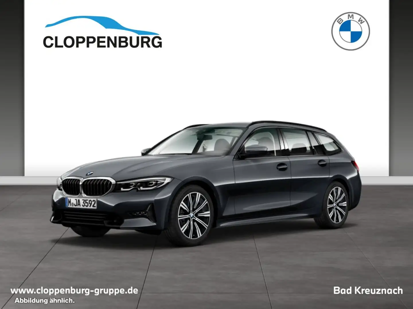 BMW 320 d Touring Navi+KeyGO+HiFi+Fernl.Ass+scheckh. Grijs - 1