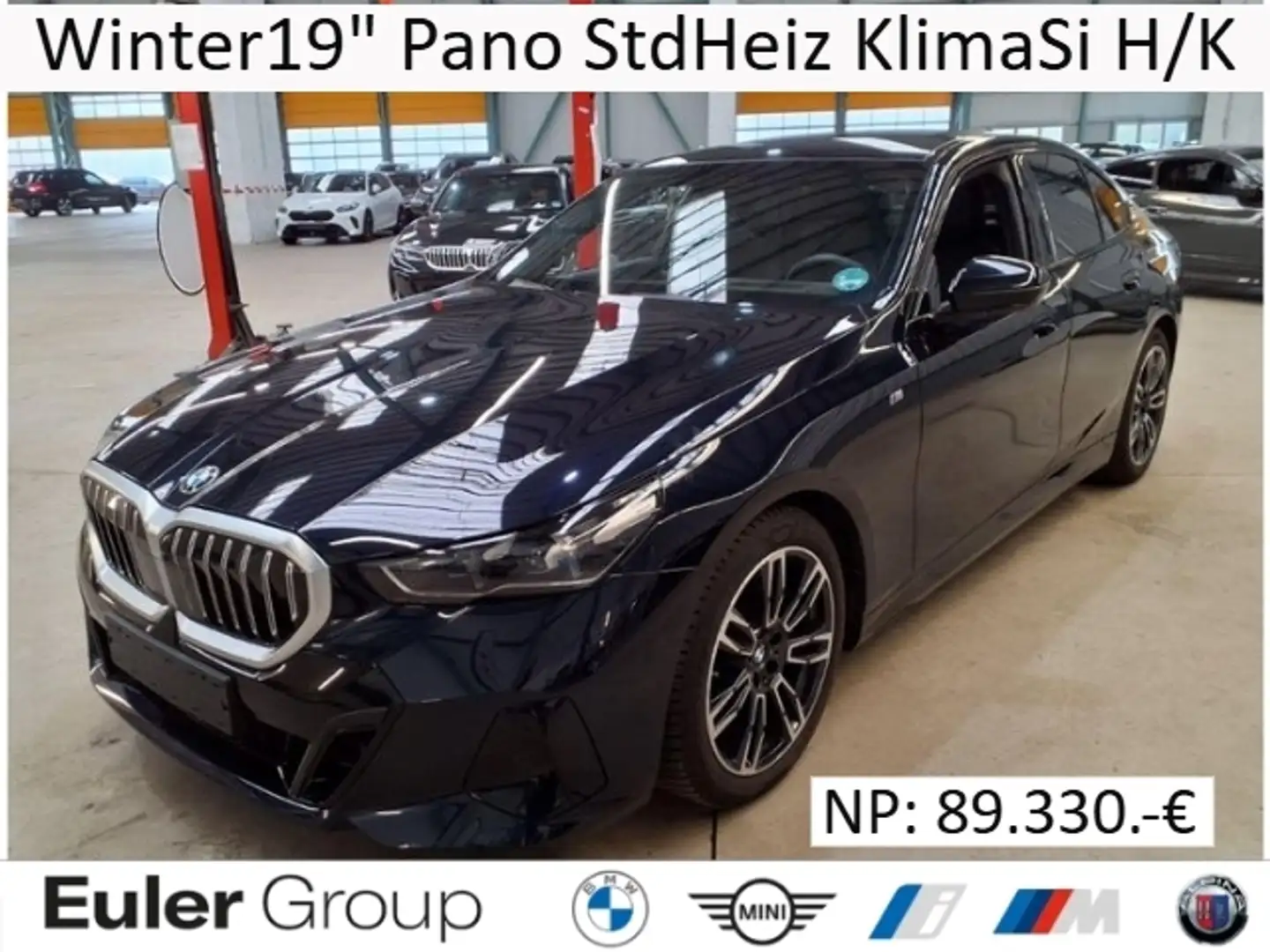 BMW 540 d x M-Sport 19'' StdHeiz Pano KlimaSi H/K AdLED PA Schwarz - 1