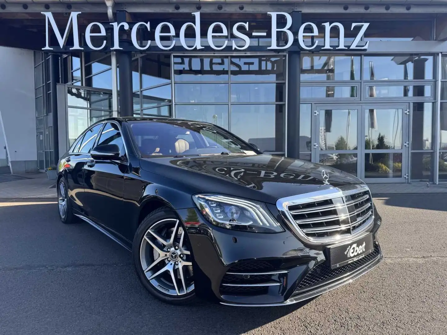 Mercedes-Benz S 400 d 4M AMG+Pano+Burm+Distr+Massage+ HUD Noir - 1