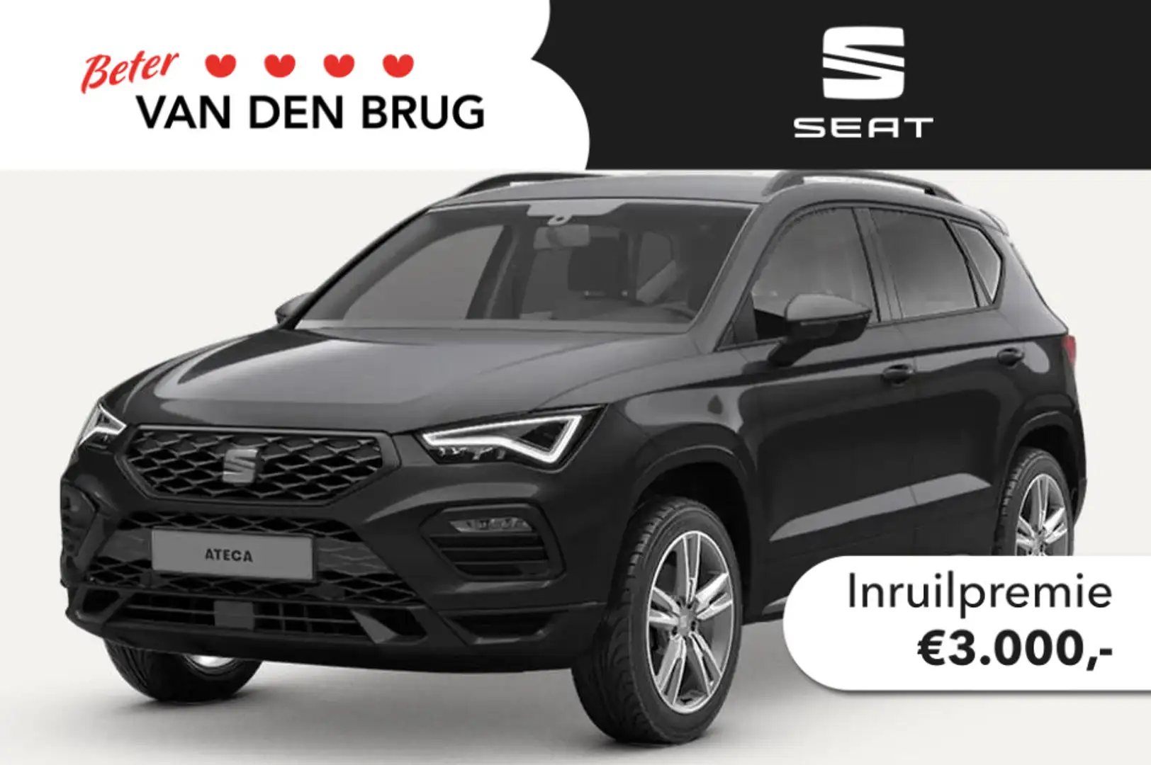 SEAT Ateca FR Business Intense 1.5 110 kW / 150 pk TSI SUV 7 Black - 1