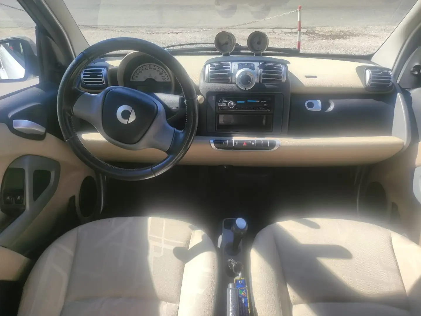 smart forTwo Fortwo II 1.0 mhd Passion 71cv Blanc - 2