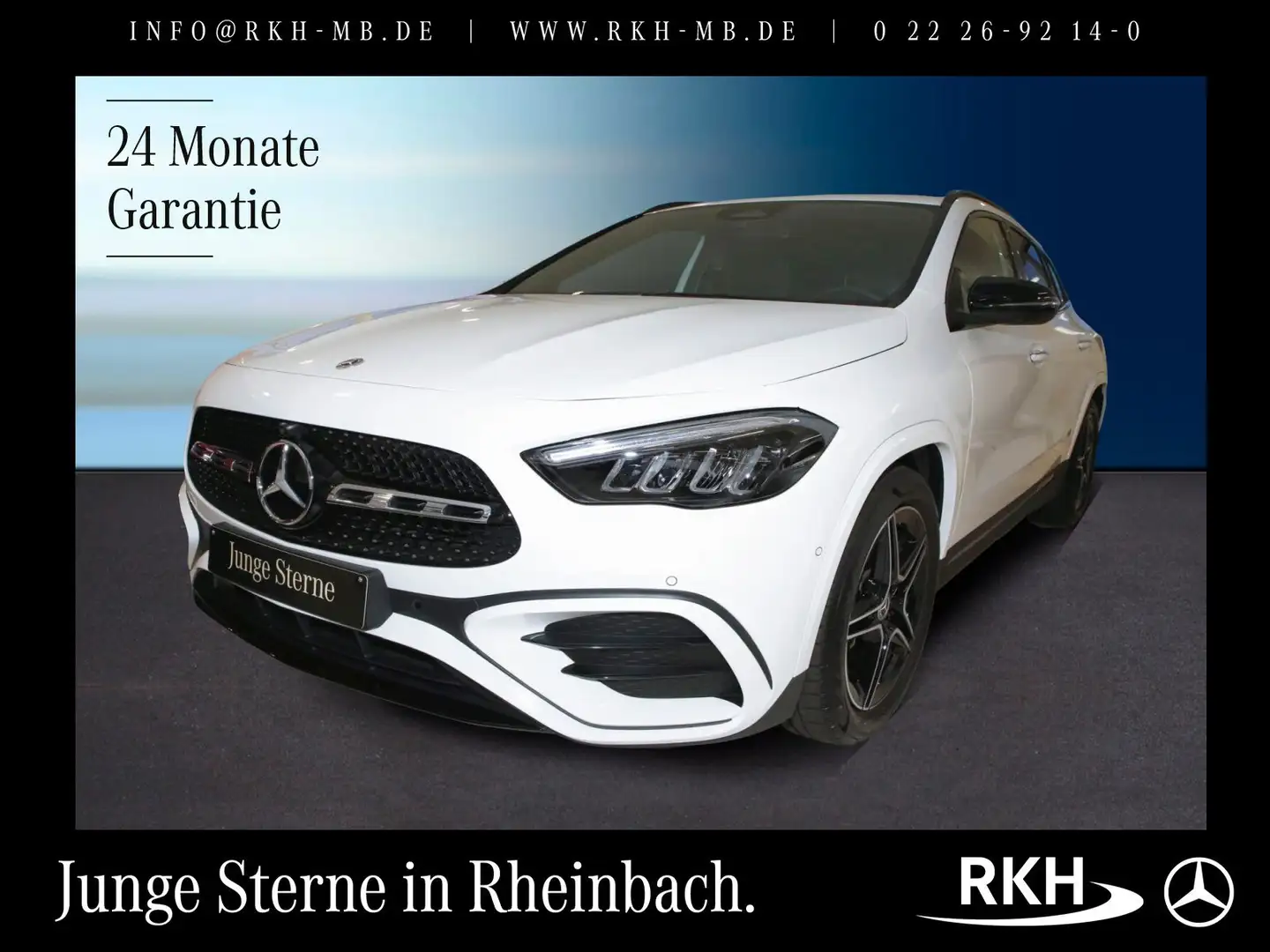 Mercedes-Benz GLA 200 GLA 200 AMG Line Night/Distron/360°/AHK/Totw/LED Weiß - 1