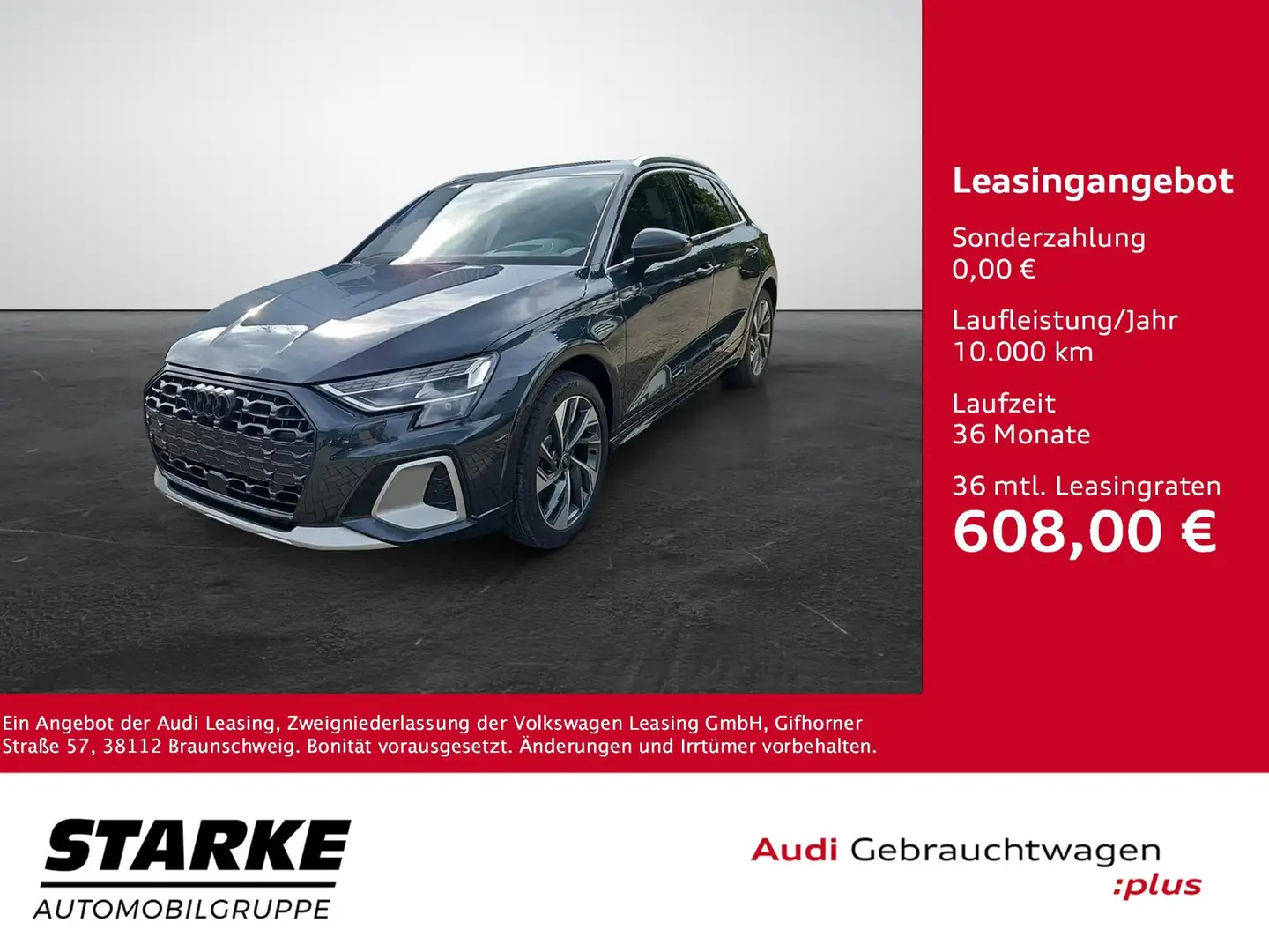 Audi A3 allstreet 35 TFSI S tronic LED AHK Navi RFK HUD... Grau - 1