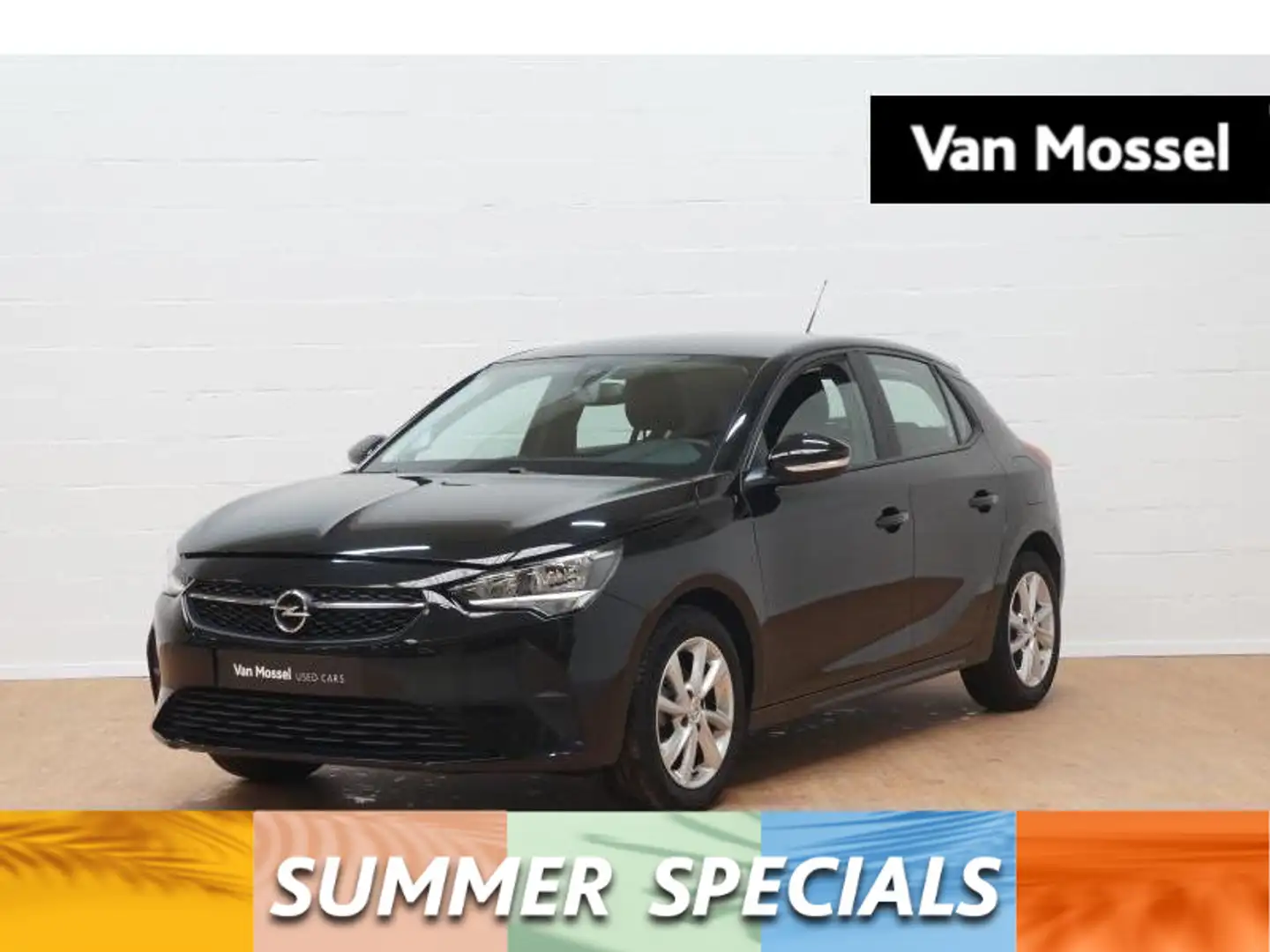 Opel Corsa 1.2 Edition+gps+camera+parkeerhulp achteraan Zwart - 1