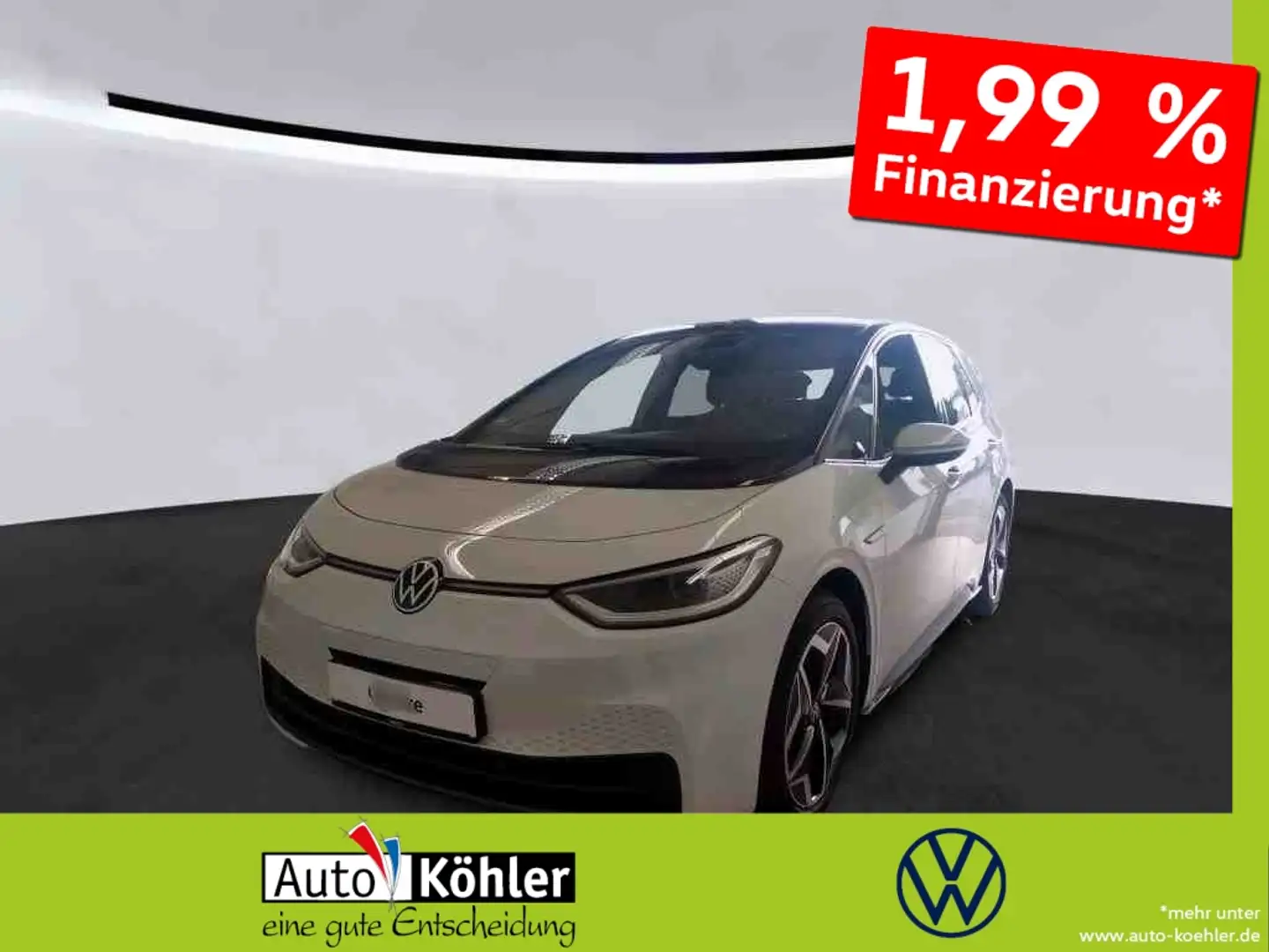 Volkswagen ID.3 .3 Pro Performance Matrix/Pano/CarPlay/ACC/LED Weiß - 1