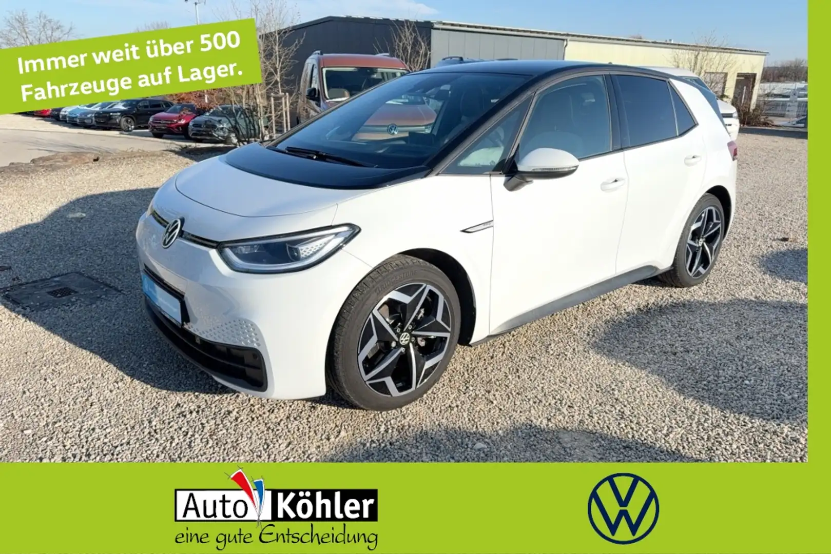 Volkswagen ID.3 Pro Performance Matrix/Pano/CarPlay/ACC/LED Weiß - 1