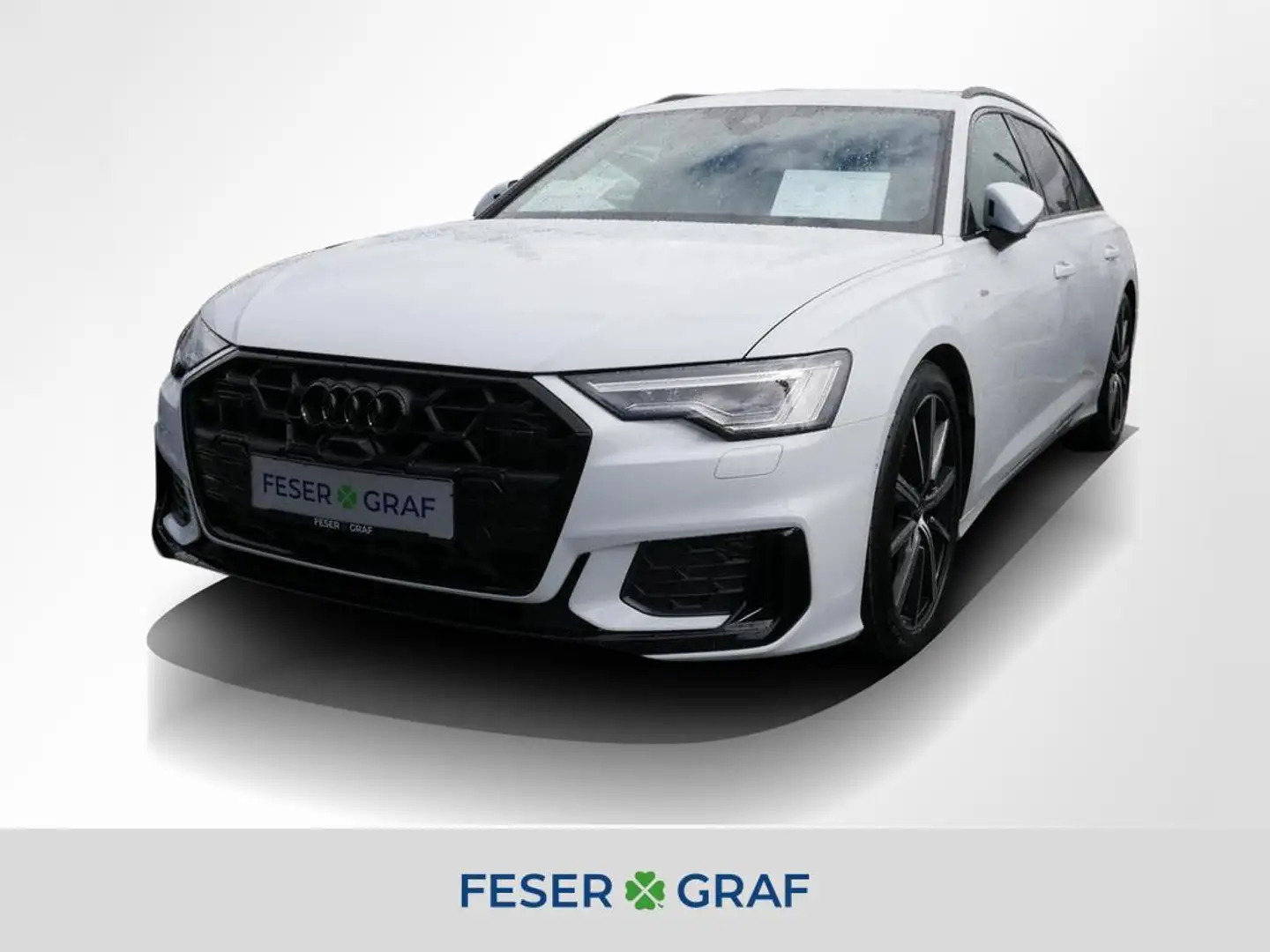 Audi A6 Avant 40 TDI 2x S line AHK Matrix RüKa Sitzh. Weiß - 1