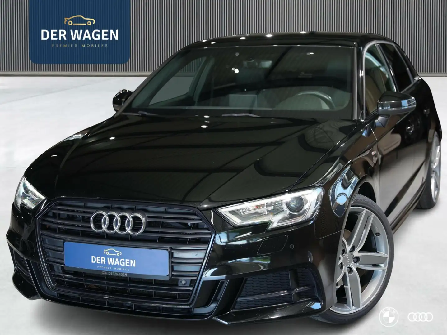 Audi A3 2.0 TDI S LINE BLACK ED. / S LINE INT. / CLIMA / N Zwart - 1