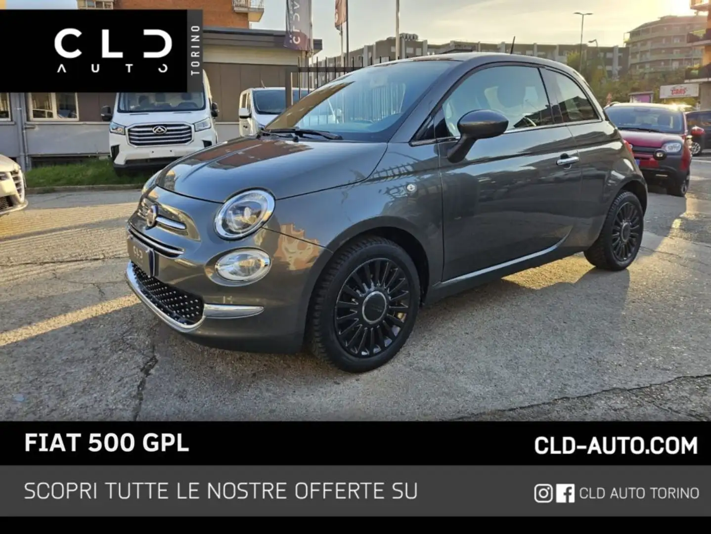 Fiat 500 1.2 GPL Grigio - 1