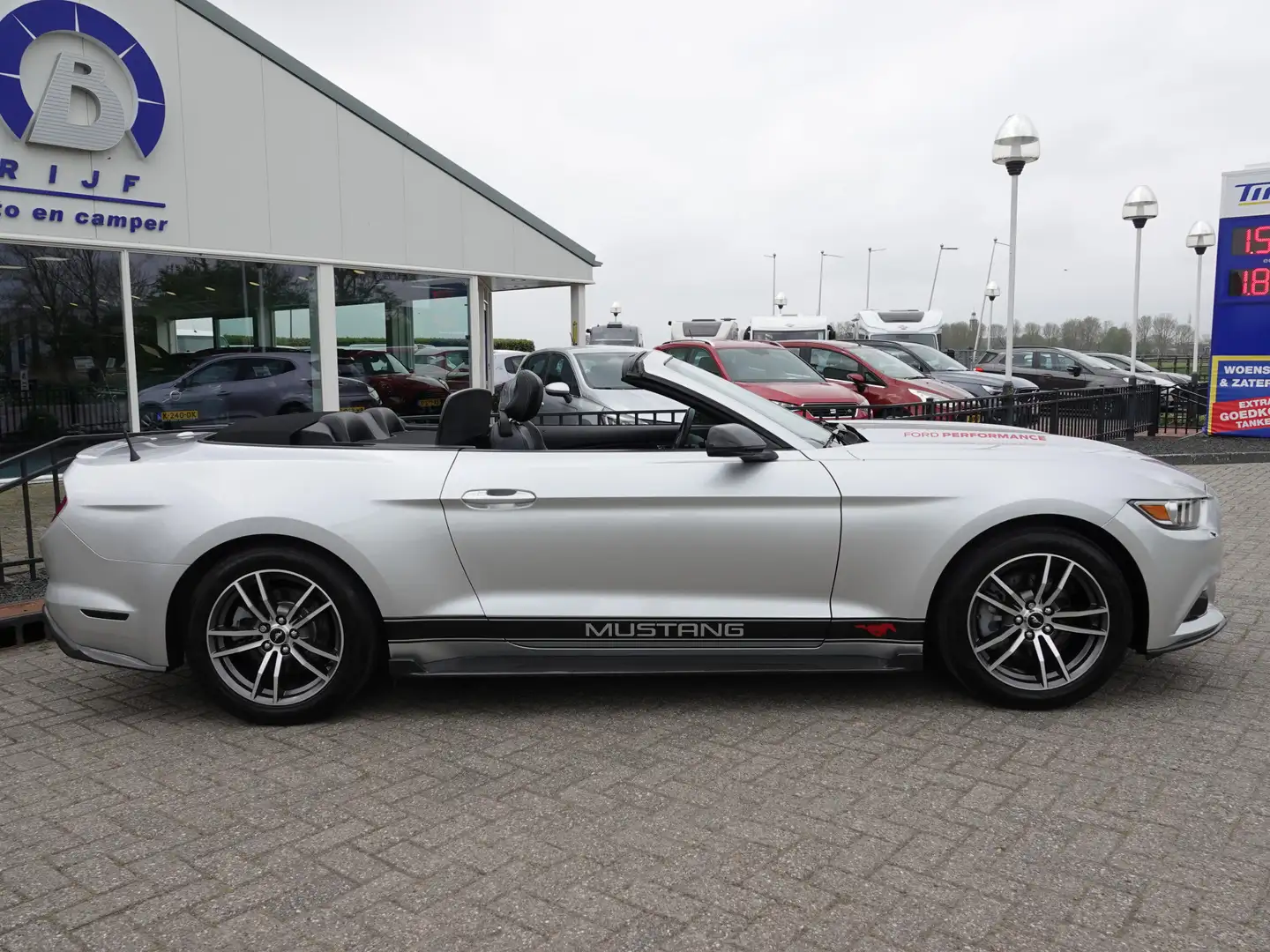 Ford Mustang Convertible 2.3 EcoBoost 310PK AUTOM. | VOL LEER | Grijs - 2