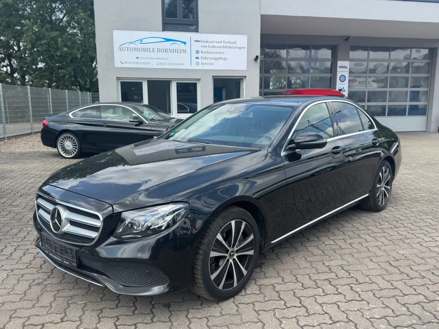Mercedes-Benz E 400 d 4MAT Autom.*HUD*360°KAM*TOTENW*AHK AUS.* Zwart - 1