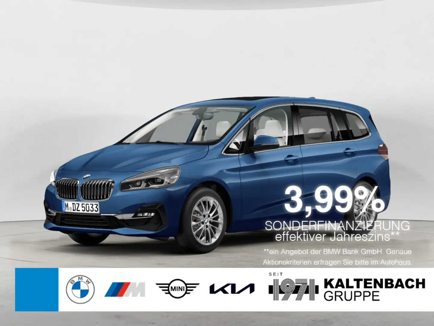 BMW 216 d Gran Tourer Luxury Line PANO HUD LED SHZ Blauw - 1