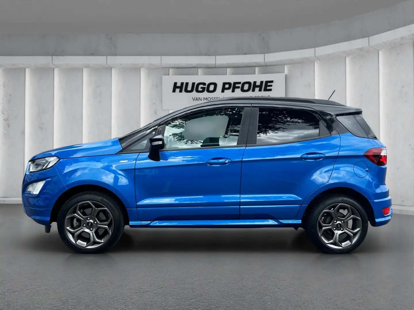 Ford EcoSport ST-Line 1.0 AAC PDC BT ALU SHZ Bleu - 2