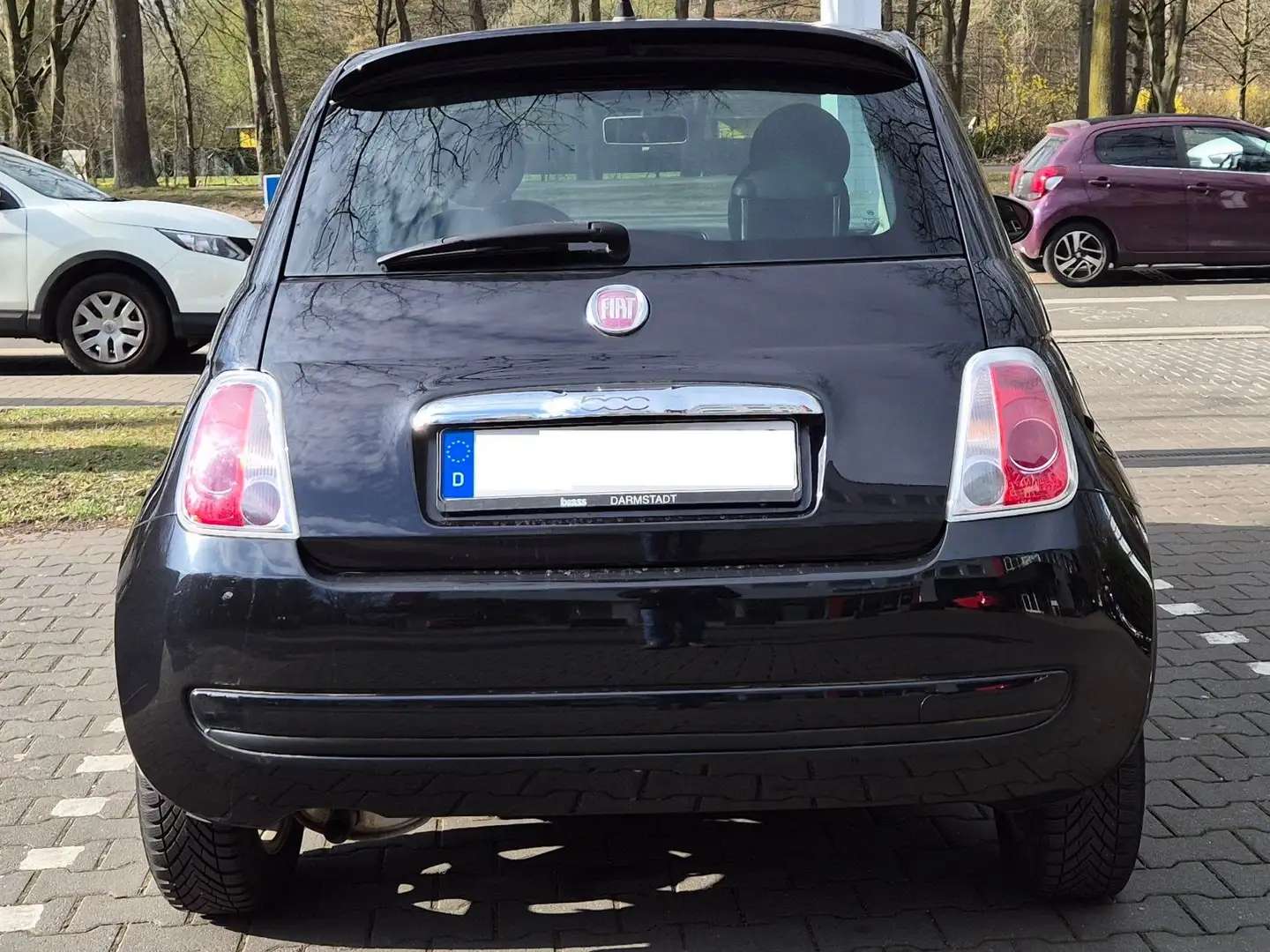 Fiat 500 500 1.2 Lounge Schwarz - 2