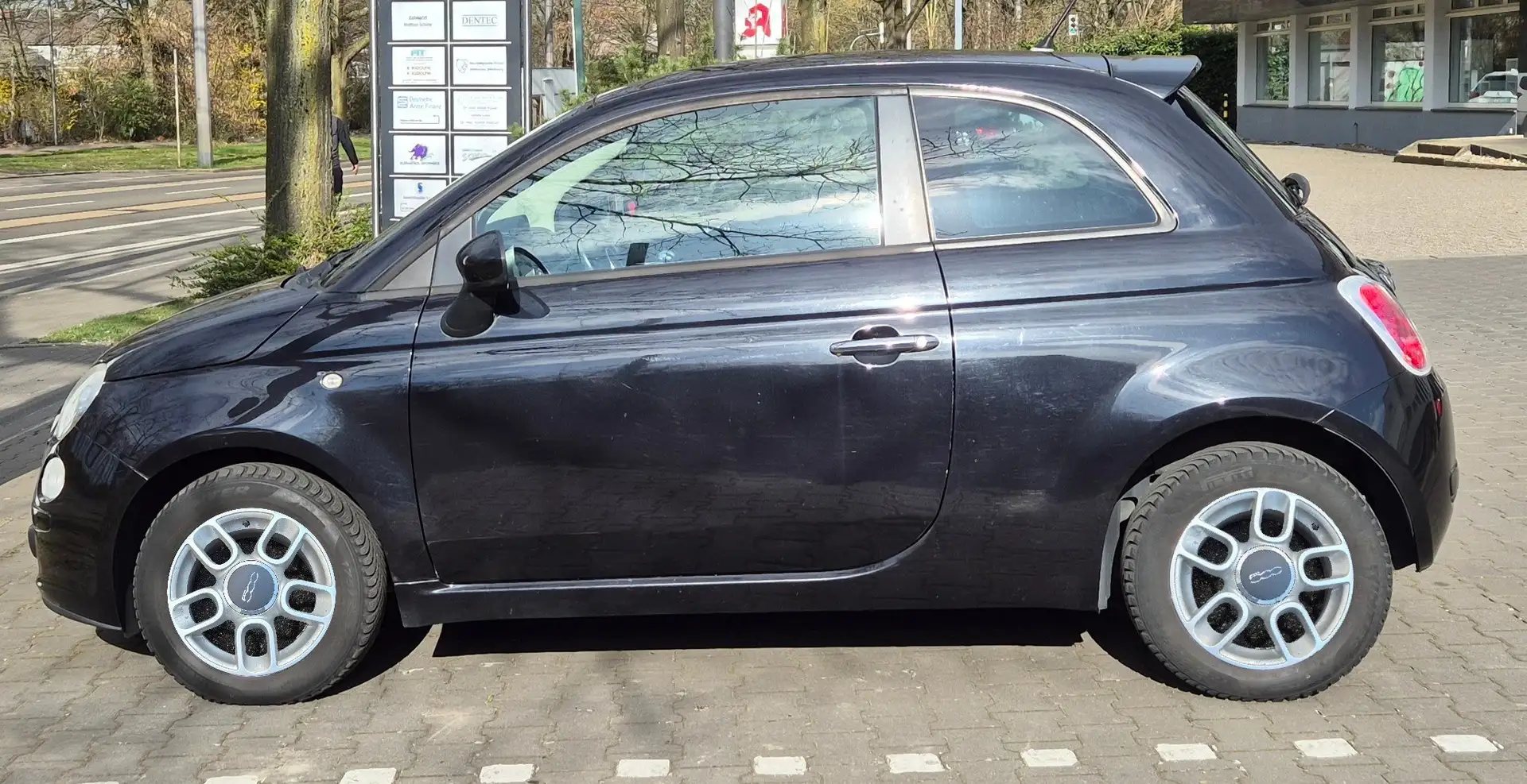 Fiat 500 500 1.2 Lounge Schwarz - 1