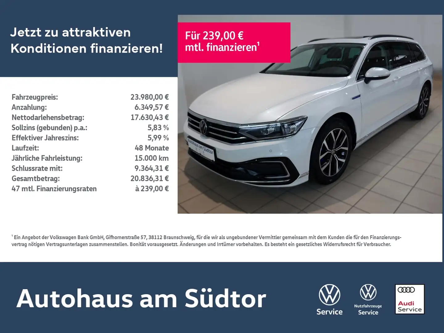 Volkswagen Passat Variant GTE 1.4 TSI DSG | LED AHK RFK Blanc - 1