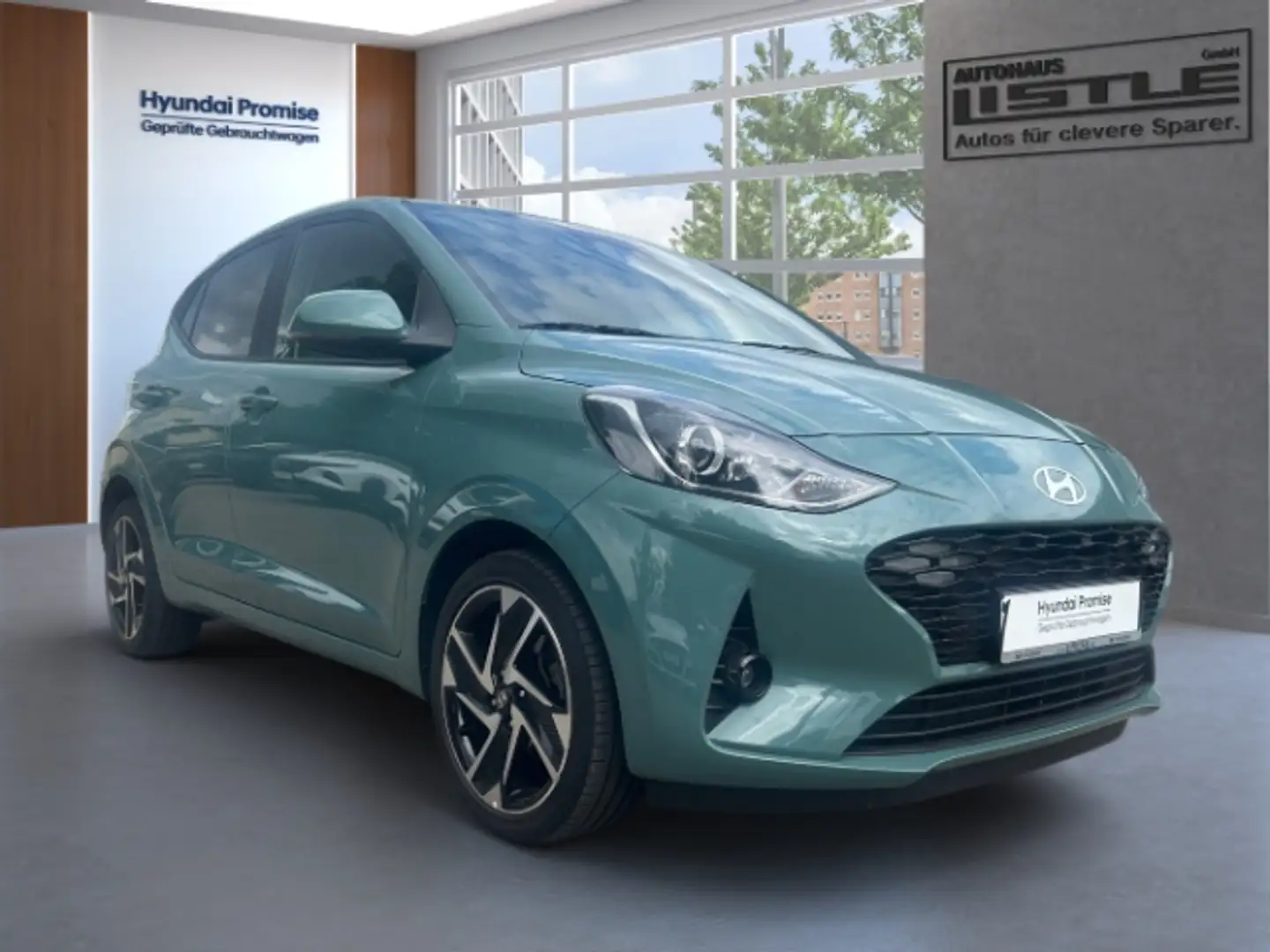 Hyundai i10 Prime 1.2 EU6d Sportpaket Navi Apple CarPlay Andro Groen - 2