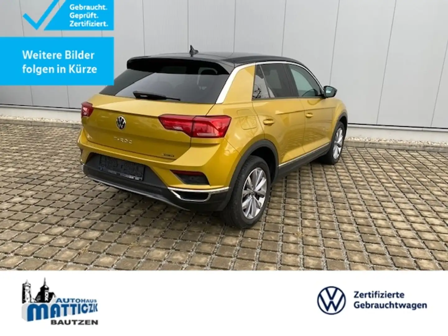 Volkswagen T-Roc 2.0 TDI 4Motion DSG Style AHK/LED/17-ZOLL/ASSISTE Gelb - 1