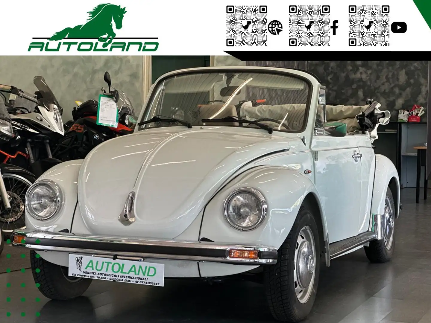 Volkswagen Maggiolino Cabrio*Completamente restaurata Weiß - 1