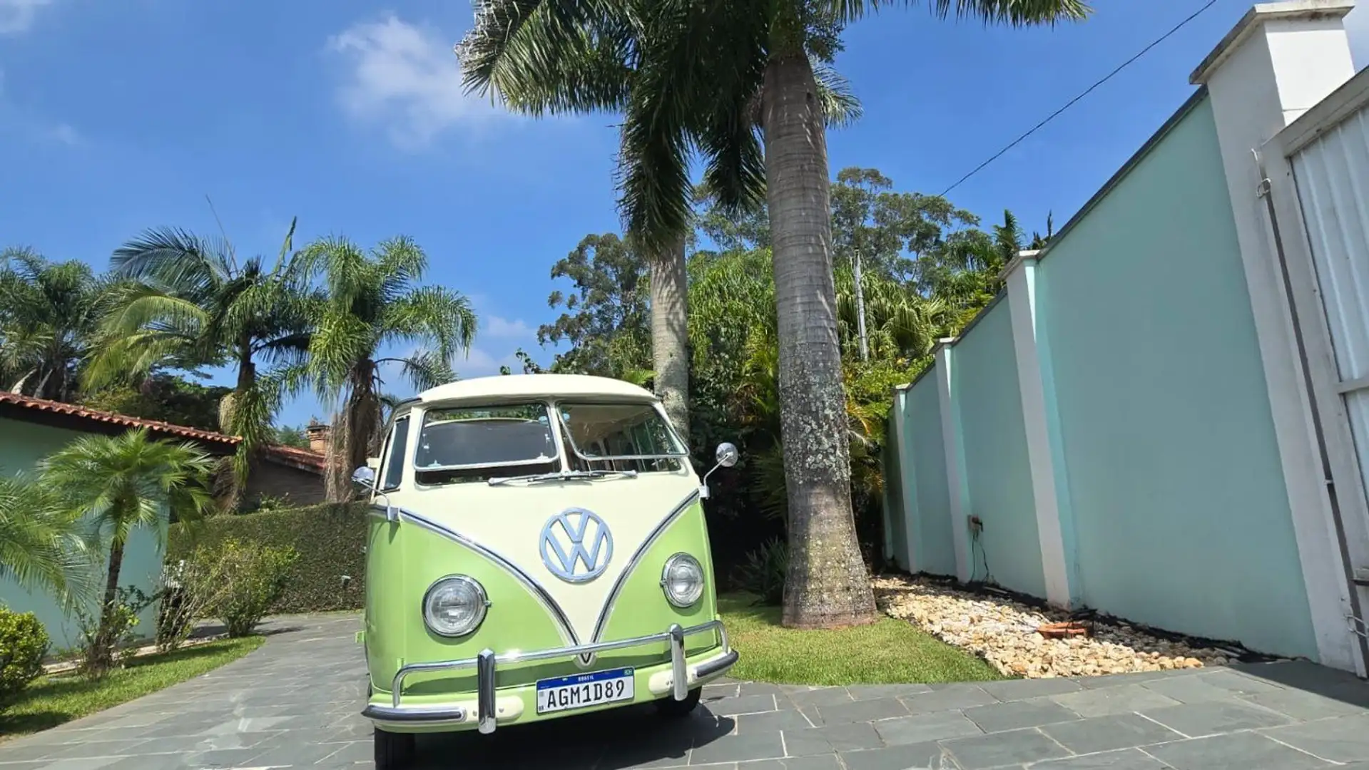 Volkswagen 11 fenêtres toit ouvrant Verde - 2