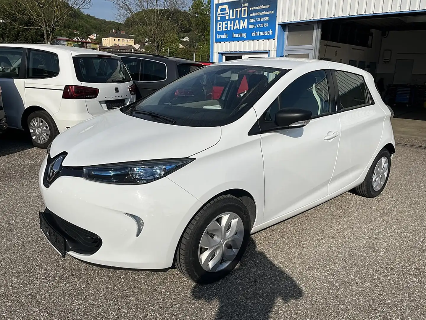 Renault ZOE Complete R90 41 kWh Life BATTERIE INKLUSIVE Blanc - 1
