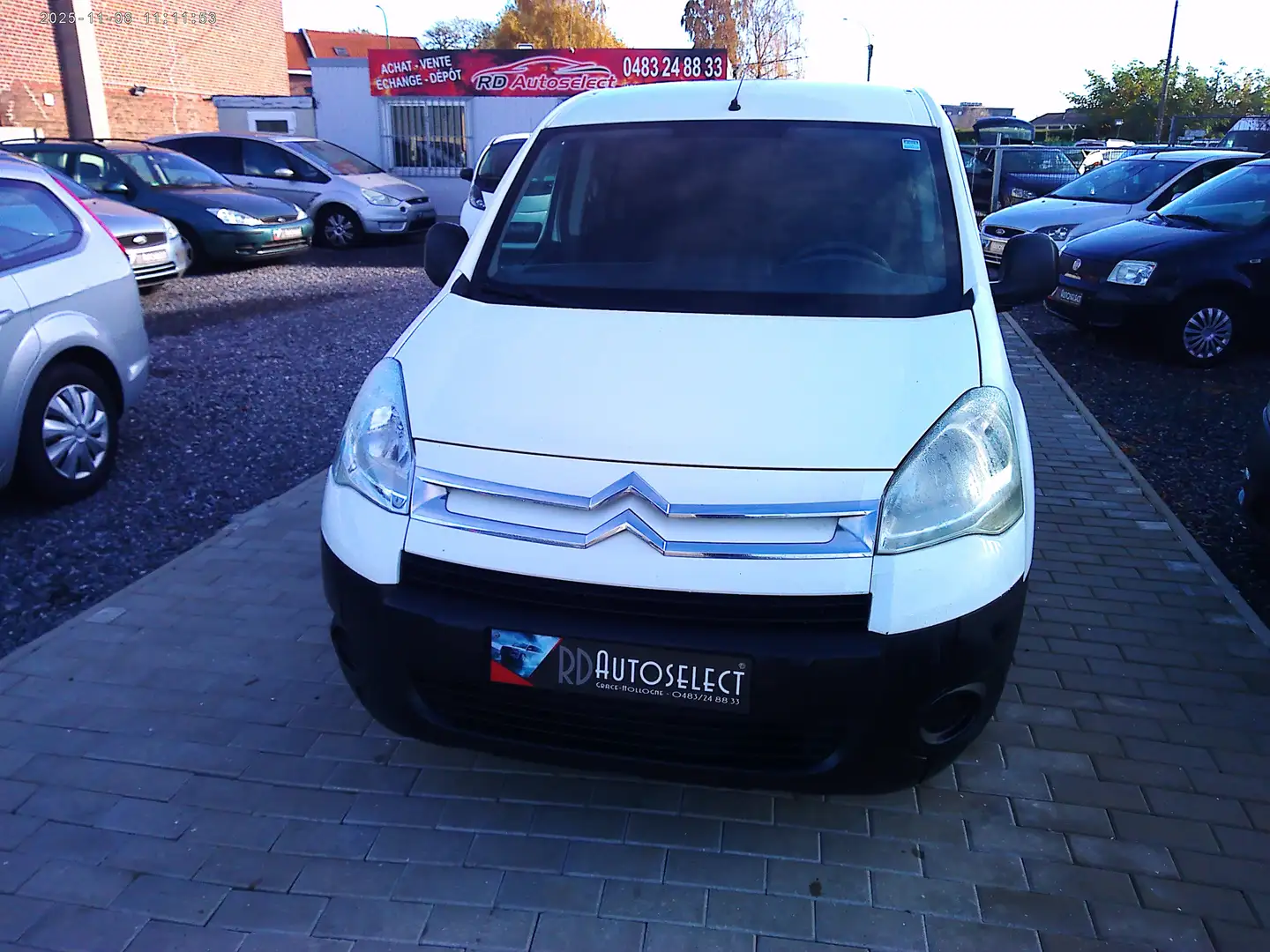 Citroen Berlingo 1.6 HDi 3Pl. Court/Kort Blanc - 2