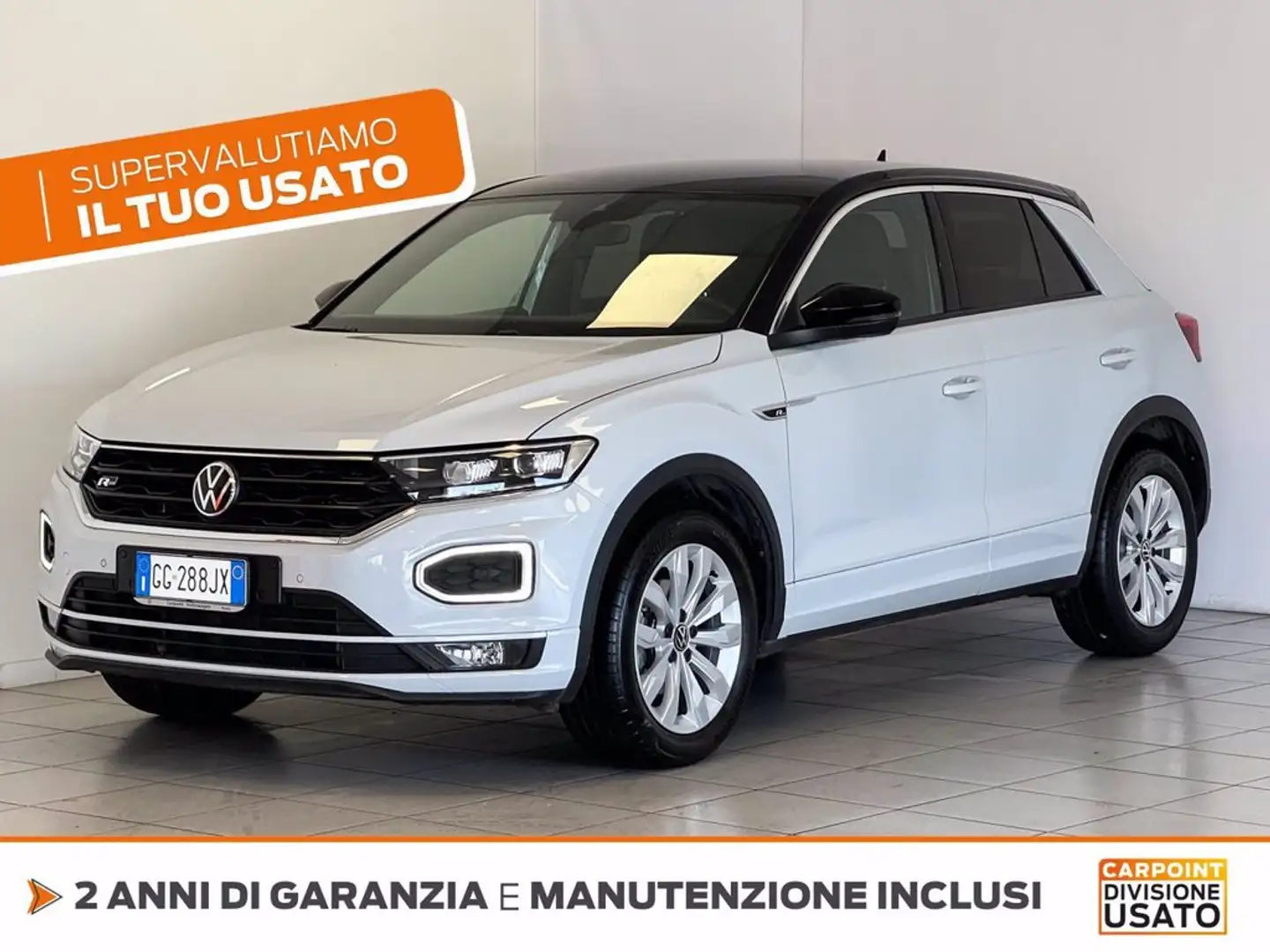 Volkswagen T-Roc 1.5 tsi sport Bianco - 1