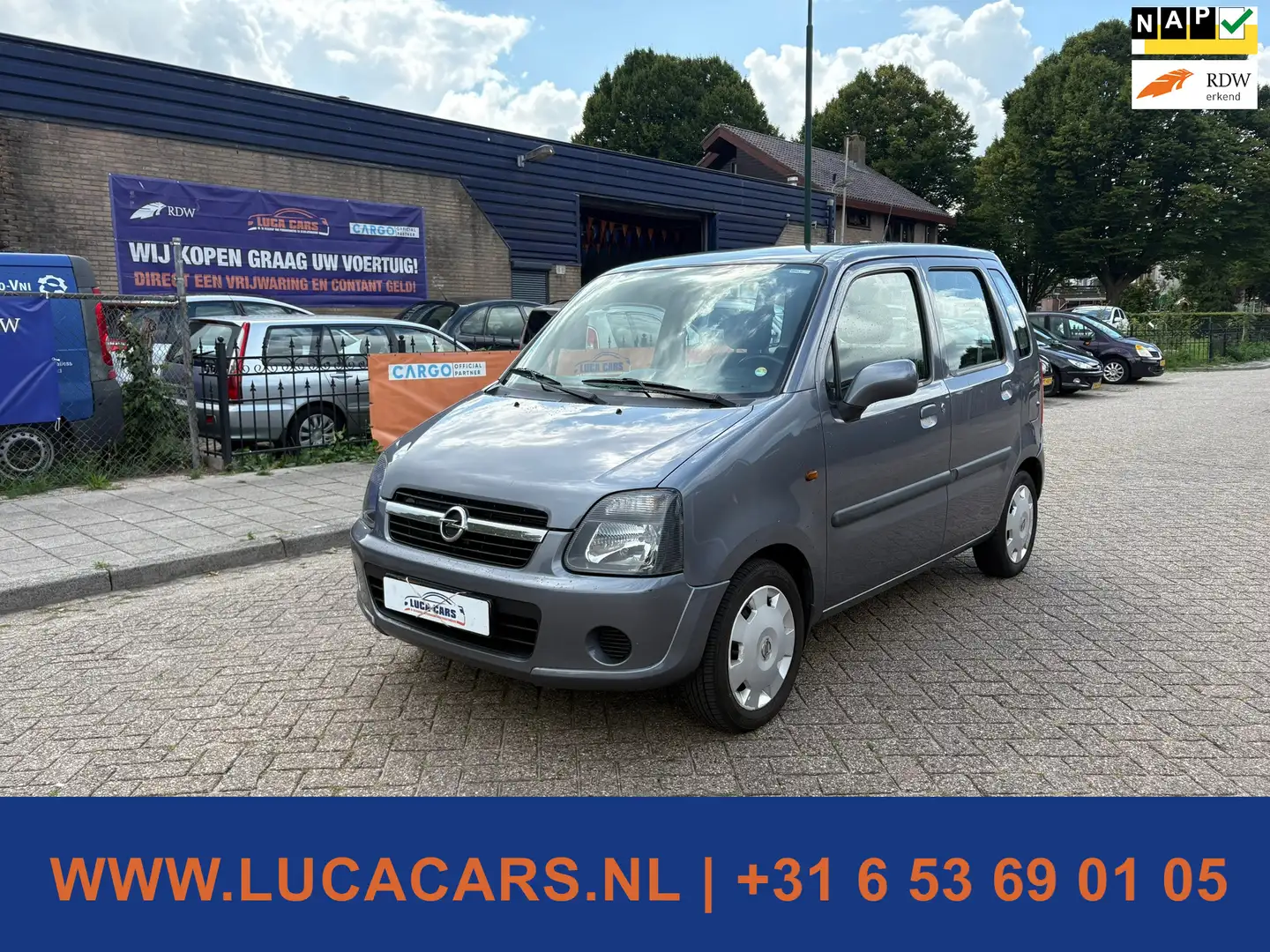 Opel Agila 1.2-16V Flexx cool NIEUWE APK! TREKHAAK! Gri - 1