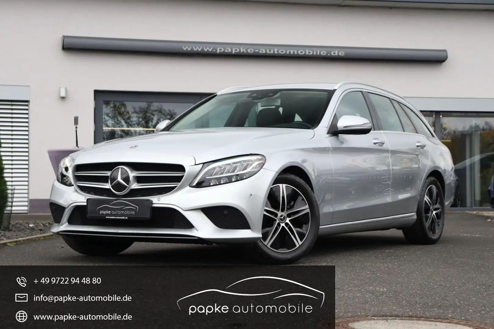 Mercedes-Benz C 200 d T Avantgarde +AHK+LED+KAMERA+ASSIST+DAB+ Argento - 1