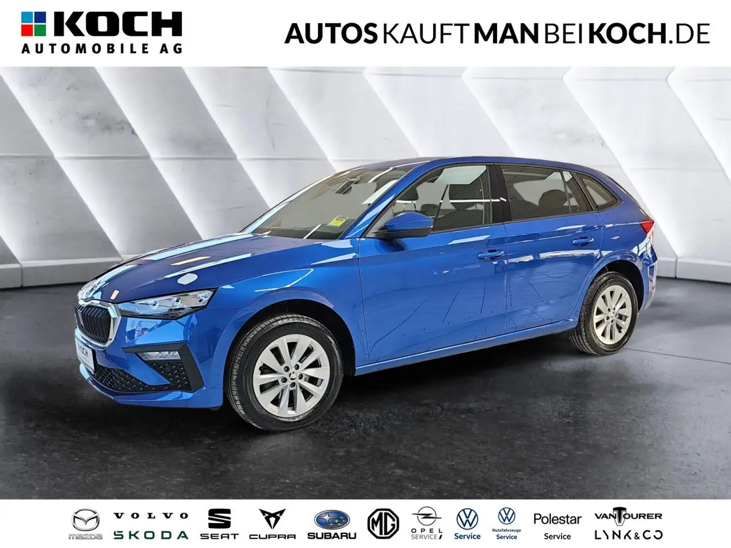 Skoda Scala 1.0 TSI Selection  AHK LED SHZ R-KAM PDC TEM Blu/Azzurro - 1