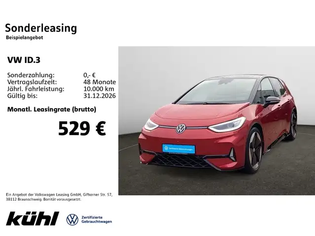 Volkswagen ID.3 240 kW GTX Performance Navi,Wärmepu.,LM20,H