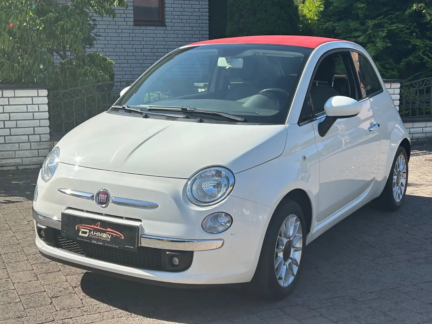 Fiat 500 Cabrio Edition*Elk.Fenster*Pdc.Hinten Wit - 1